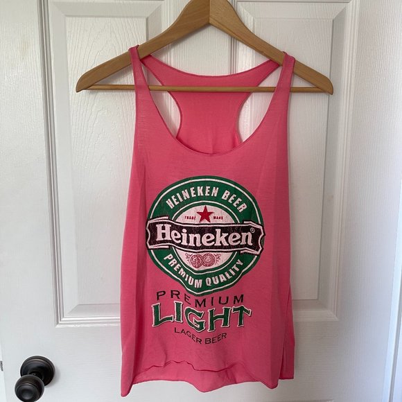 Pink Heineken tank top - Picture 1 of 2
